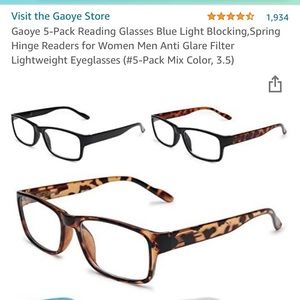 Amazon Eyeglasses (5 pack) 3.5x